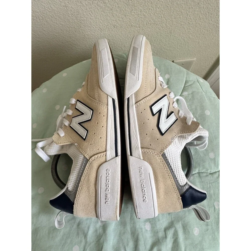 New Balance Numeric Men's Beige Suede Skate Shoes US 10.5